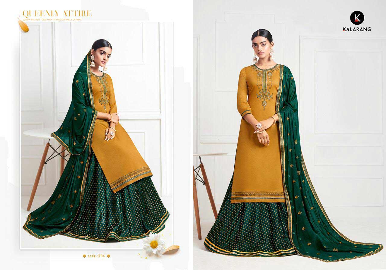Kalarang Black Berry Silk Embroidery Dresses Kalarang Black Berry Silk Embroidery Dresses
